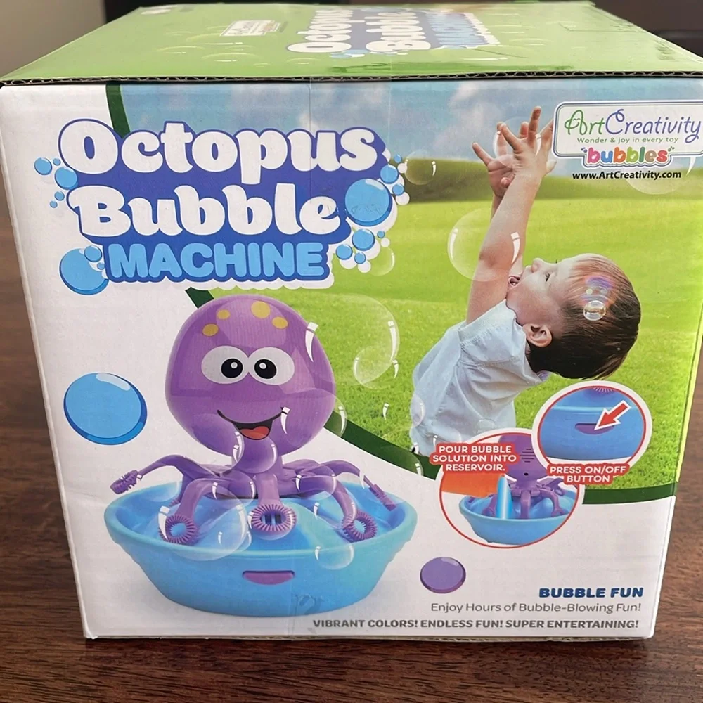 Art Creativity octopus bubble machine